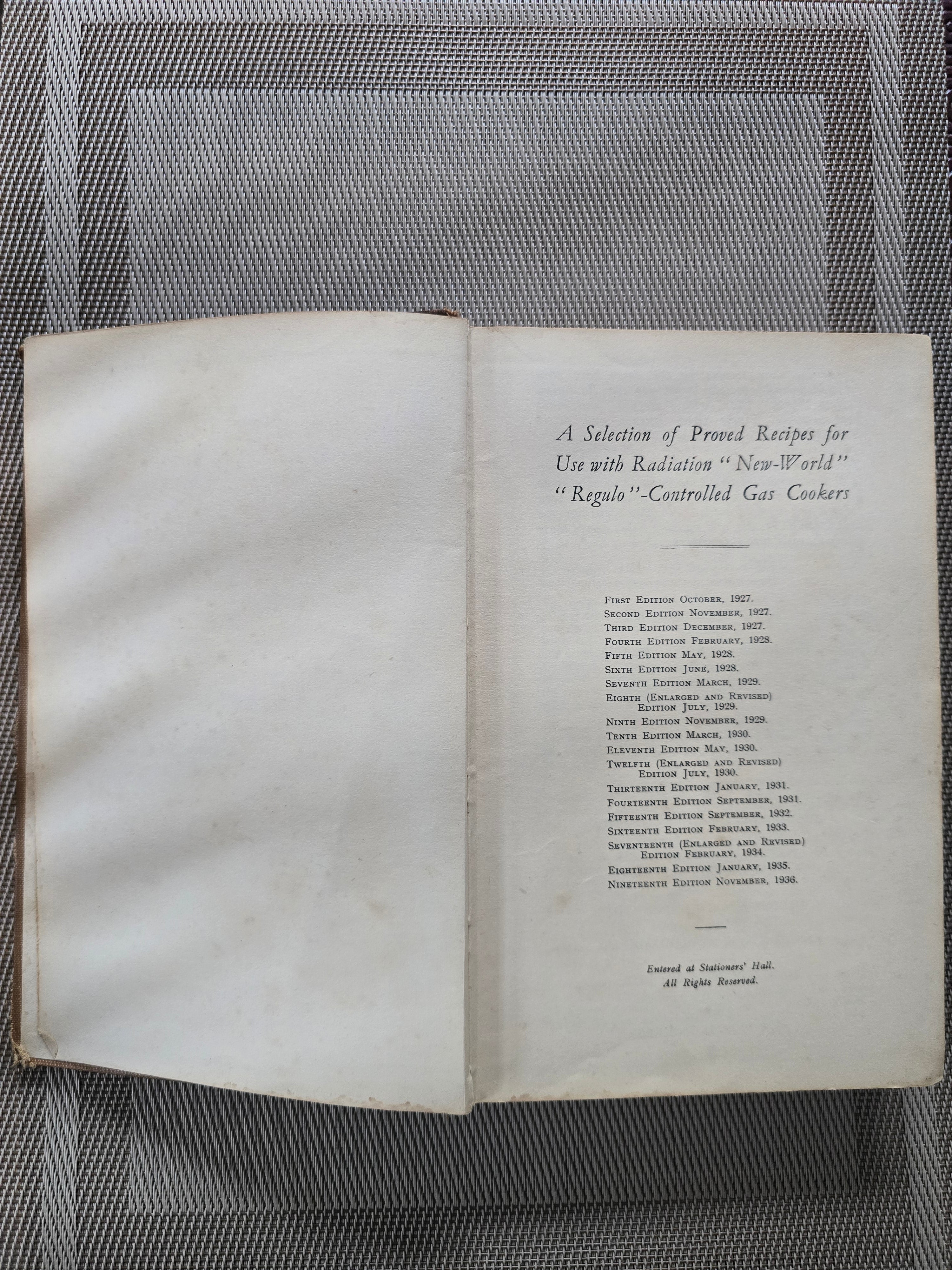 Radiation Cookery Book