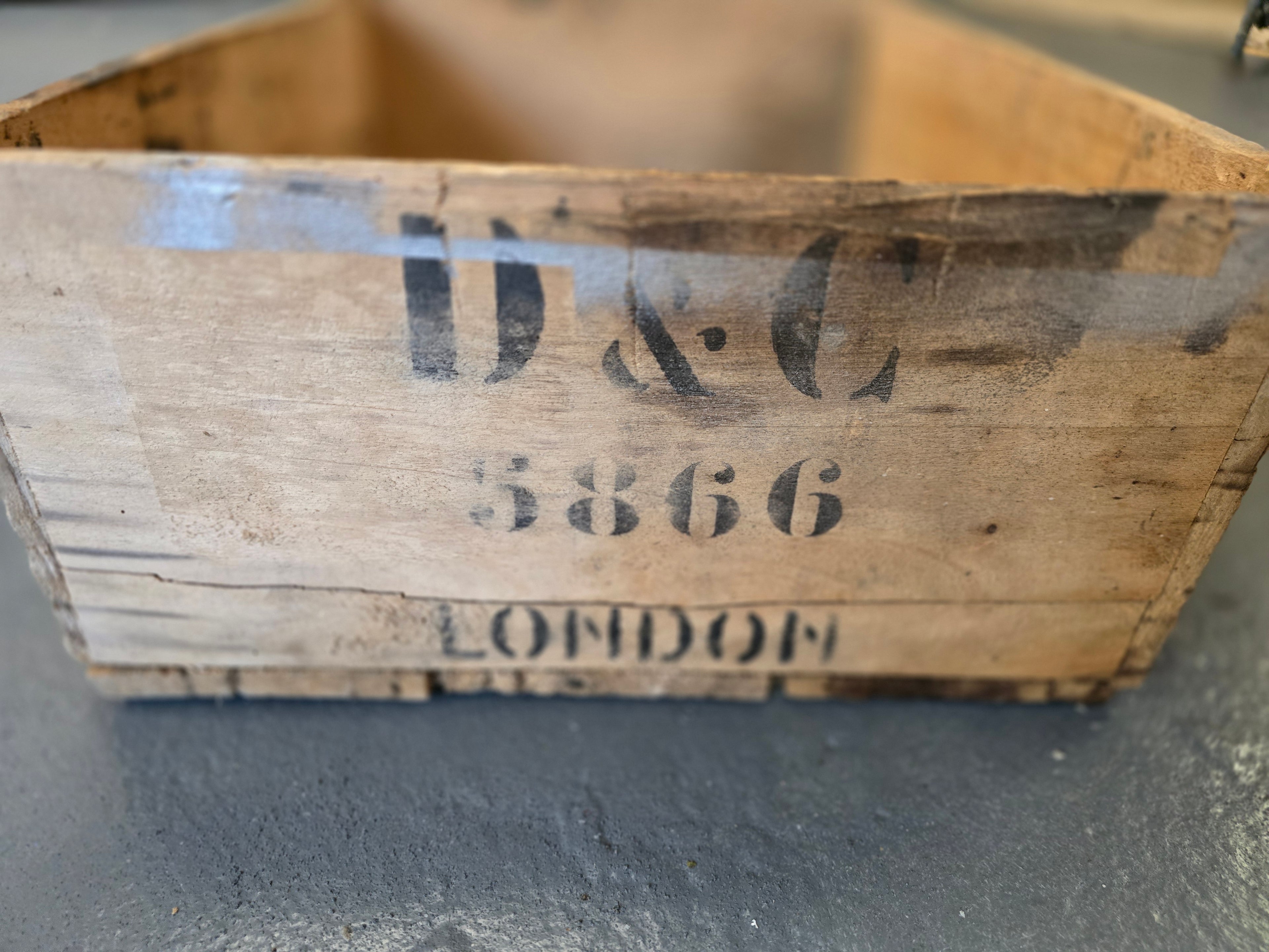 French Wine Bottle Crate