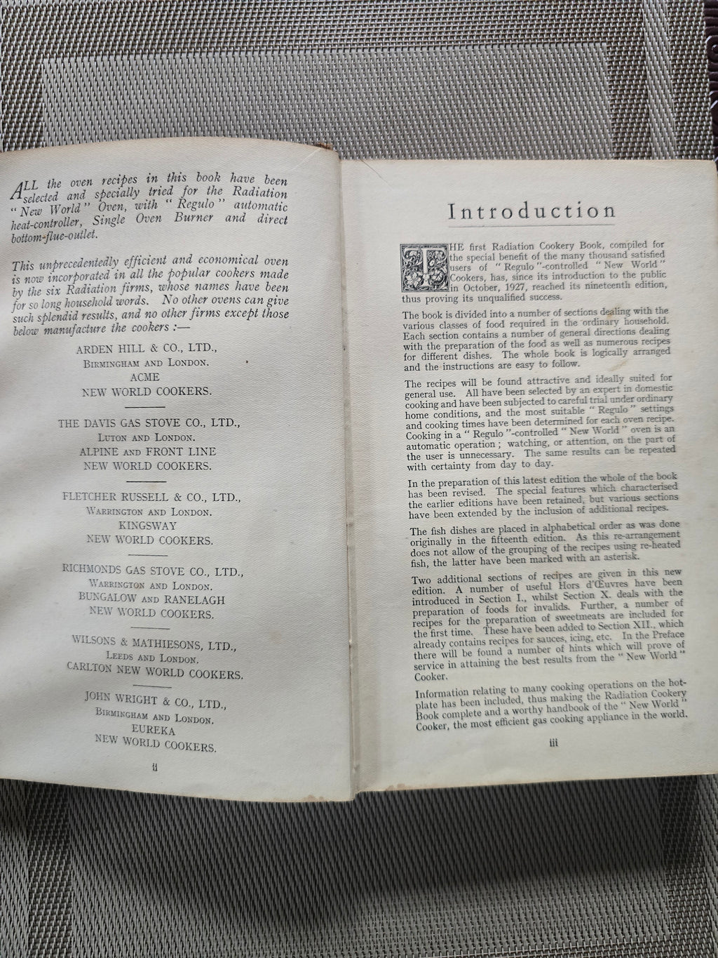 Radiation Cookery Book