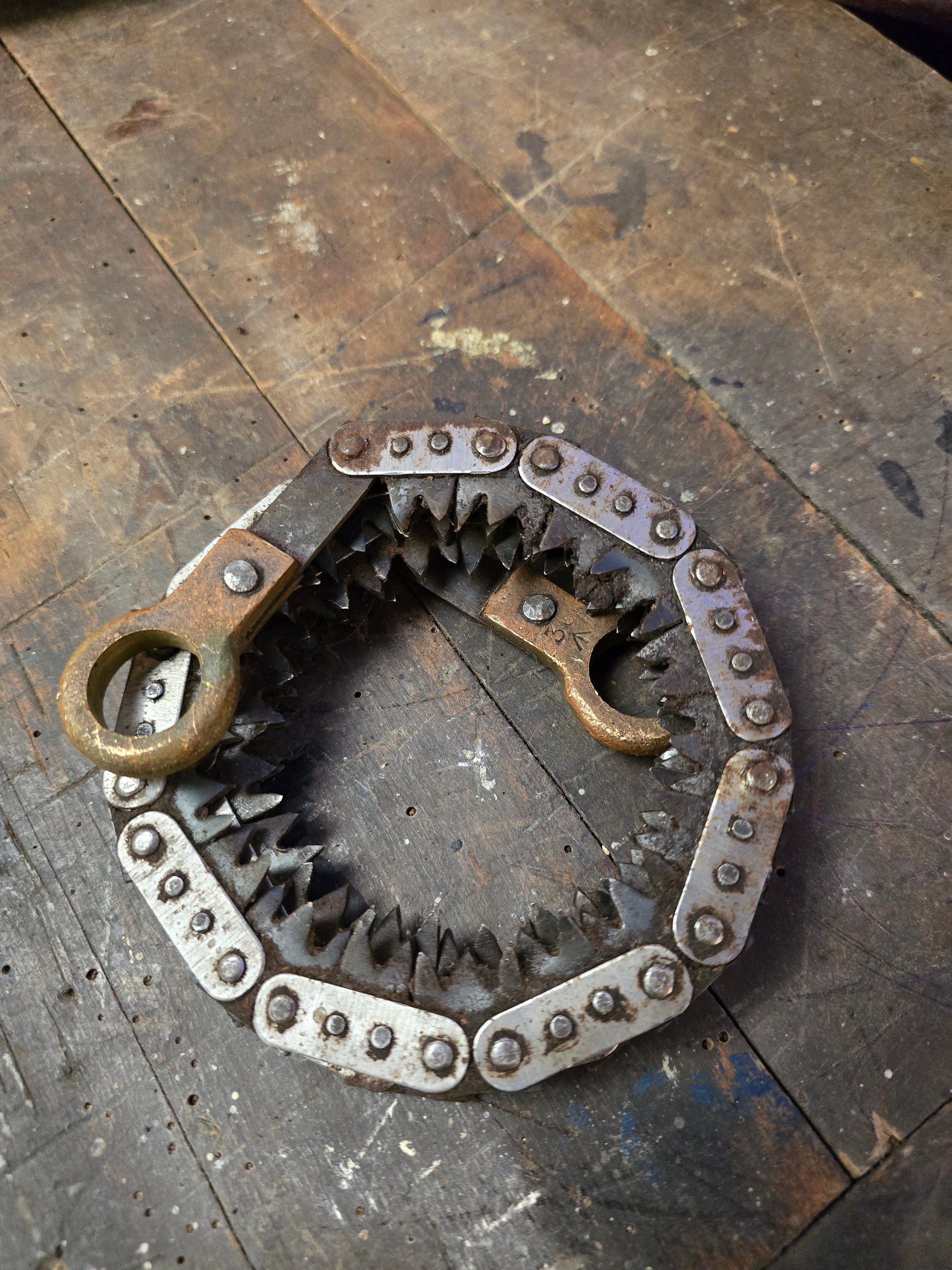 Vintage WW2 Army Hand Chainsaw 1940