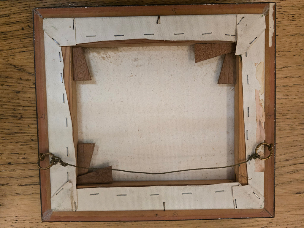 Garden Picture, Original Oil on Canvas, Leslie Smith 1979