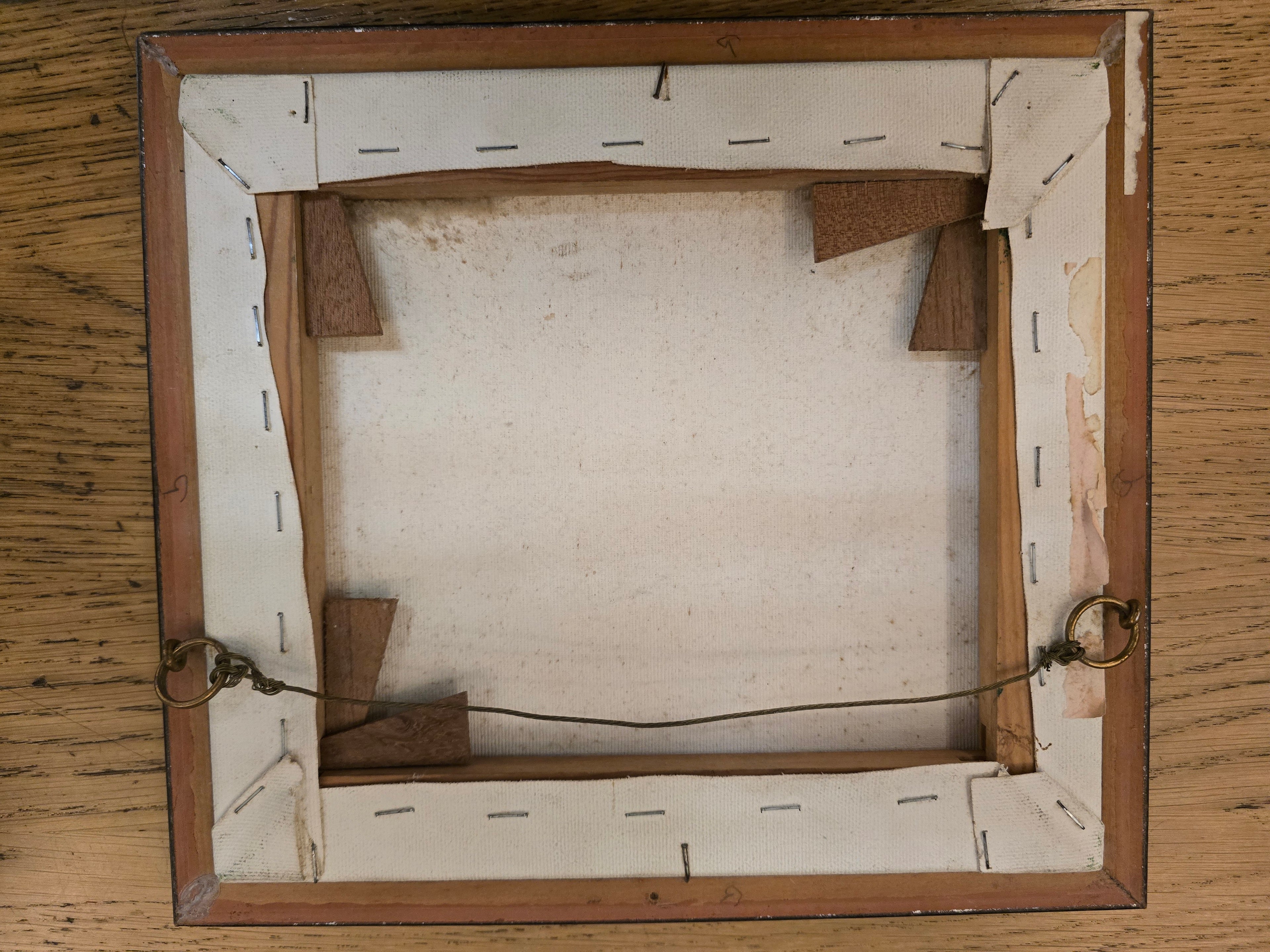 Garden Picture, Original Oil on Canvas, Leslie Smith 1979